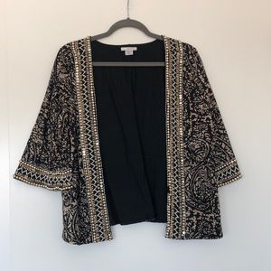 Anthropologie Astars Navy & White Jacket